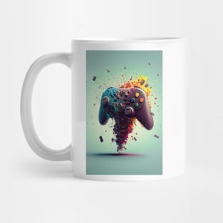 2 of 4 Electrifying Game Controller Art: Dynamic Mug